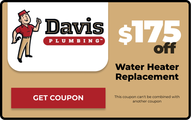 A coupon for $175 off water heater replacement.